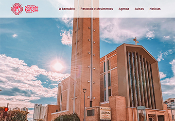 Santuário apresenta novo site oficial